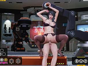 Beautiful anime porn with big tits and anal sex scenes with Fallen Doll and Dr. Anya and Dreamer