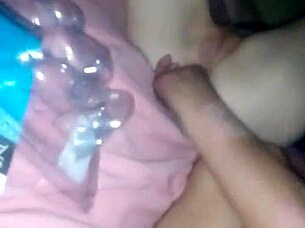 Hardcore buttplug bondage with squirting climax