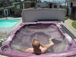Dayanara’s hot tub experience in POV 3