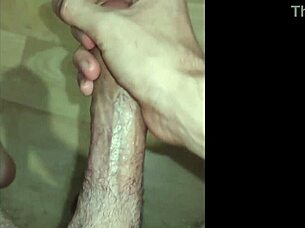 Young amateur masturbates hard in homemade video