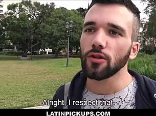 Straight Latin boy gets paid to have sex with gay producer in a very realistic sex scene.