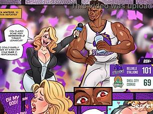 Boss with a big dick, African origin, fucks his subordinate in front of the whole office.