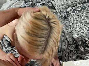 Amateur couple’s homemade sex video is very passionate.