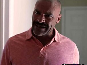 Stepdaughter Khloe Kingsley has a hot and steamy experience with her stepfather Charles Dera.