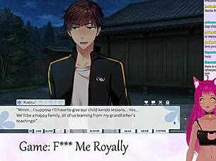 Get ready for some hot action with Vtuber Lewdneko in F Me Royally part 1!