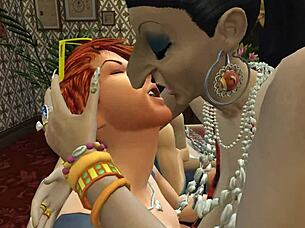 Grannies and cougars in hot SIMS 4 game