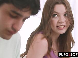 Adrianna Jade and friends in Purgatoryx's reality-style video.