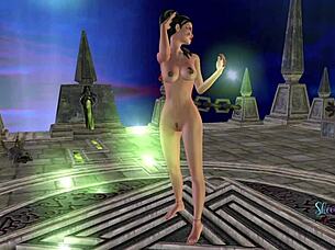 3D animated Malayam kambi katha: Step-mom seduces step-son in this Hentai video