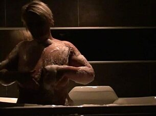 Amateur chubby BBW gives a sensual striptease and exposes her beautiful body.