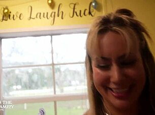 Stepmother swap in a family with amateur and cougar women and big ass lovers.