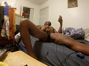 Straight guy with a big dick likes to masturbate.