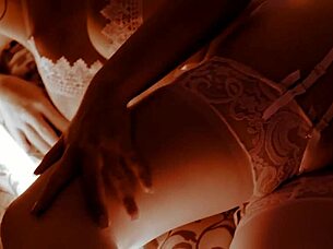 Beautiful girls Ashley Adams and Milana May in hot girl on girl action