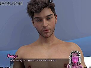 Doctor rejects curvaceous woman in this Hentai cartoon.