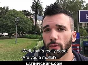 Straight Latin boy gets paid to have sex with gay producer in hardcore scene.