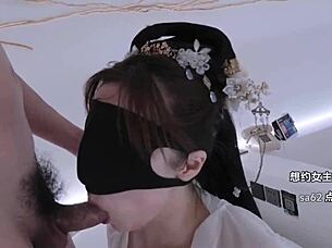 A crazy Japanese couple has sex outside and the cameraman cannot control himself