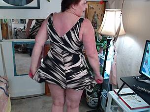 Blue-eyed beauty DawnSkye1962 models retro-inspired sundresses and more
