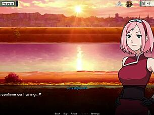 Naruto's kunoichi trainer Dinaki in 3D hentai action