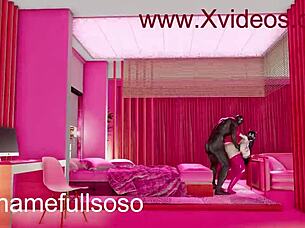 3D animated sex with big black cock in Ye Birdie BBC episodes 1-3