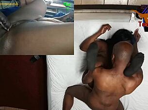 Big black ass of an amateur MILF