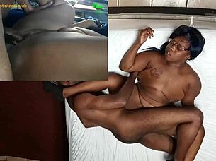 Big black ass of an amateur MILF
