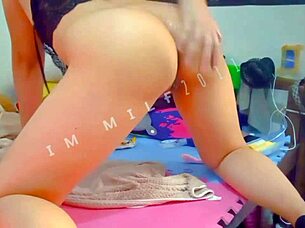 Amateur Asian girl gets her ass fingered and fucked