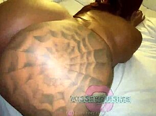 Ebony BBW gets backdoor action from BBC in homemade video