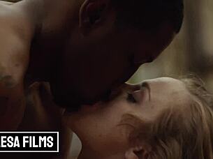 karla kush fucks isiah maxwell outdoors interracial