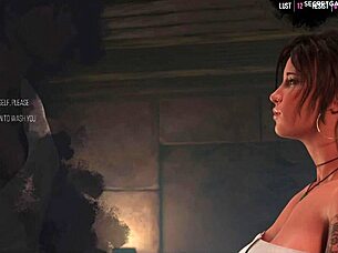 3D game of Lara Croft enjoys an erotic happy ending