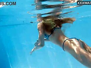 Ivi Rein is very comfortable in the water and this is her best scene so far