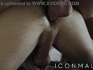 Gay man gets his first anal scene with a BBC