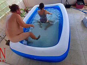 Nudist goddess Regina Noir dominates underwater sex scenes