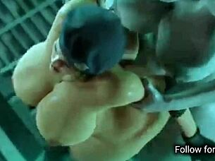 When fantasy meets reality in blonde hardcore scene