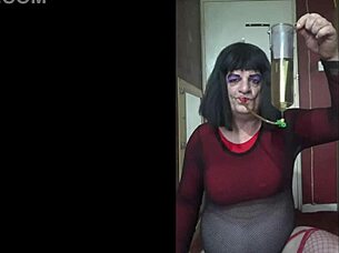 A bisexual crossdresser self-pleasure experience in part 1