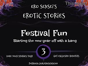 Enjoy festival fun with erotic audio for women at the party.