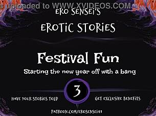 Erotic audio for women with festival fun and reality audio porn