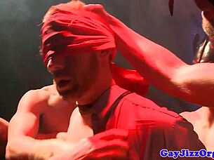 Orgy loving HUNKS engage in HARDCORE SEX RITUAL with ANAL and ASSFUCKING