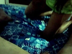 Stepmother and stepson’s hot scene in homemade video