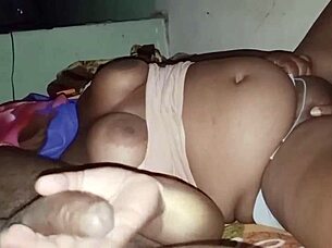Stepmother with an amazing set of large breasts tempt her stepson who is a virgin