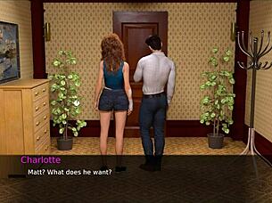 3D animated video of a curvaceous woman getting a sensual massage