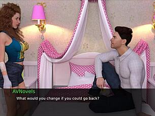 3D animated video of a curvaceous woman getting a sensual massage