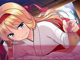 trap legend subaru's sex scene with handjob and cumshot