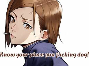 Joi Nobara's blackmailed roleplay leads to intense femdom humiliation