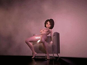 Beautiful cartoon with big hero 6 porn parody and double dildo action