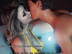 A Wife and Stepmother in Sweet Kisses - 3D Adult Game Scene