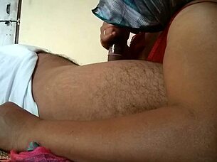 Hand job and blow job with an Indian bhabhi in a public place
