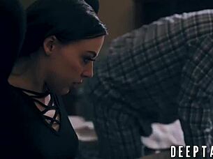 Whitney Wright has some hot scenes with a sex robot and a big dick