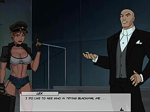 Cartoon porn with an Asian teen and leash training