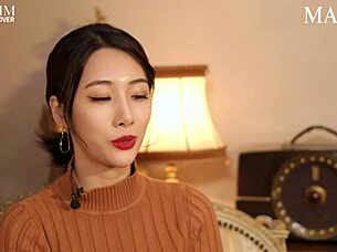 Public JOI: Hot lingerie shoot and casting with a Korean model