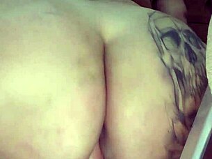 Mary Jhuana's self-pleasure journey with a big ass and big tits