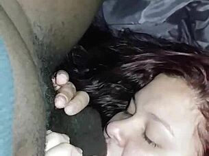 Big black cock, deep throat, BBW, fat cock, big cock